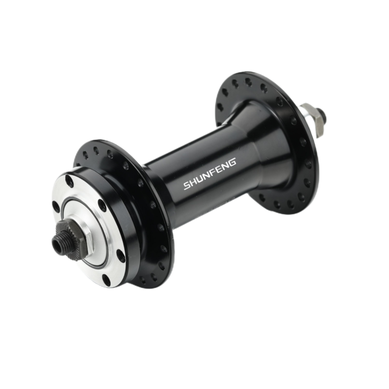 Moyeu de frein à disque à 6 boulons pour vélo électrique en acier chromoly A263F à dégagement rapide