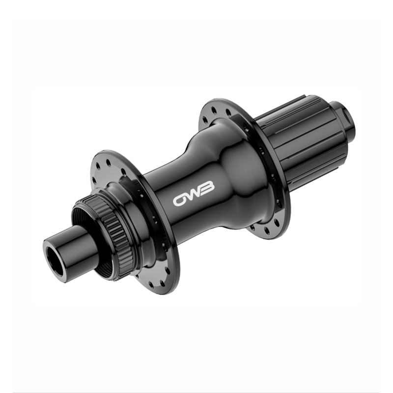 Moyeu VTT en aluminium MC-241/2481R à essieu traversant de 12 mm avec mécanisme à cliquet